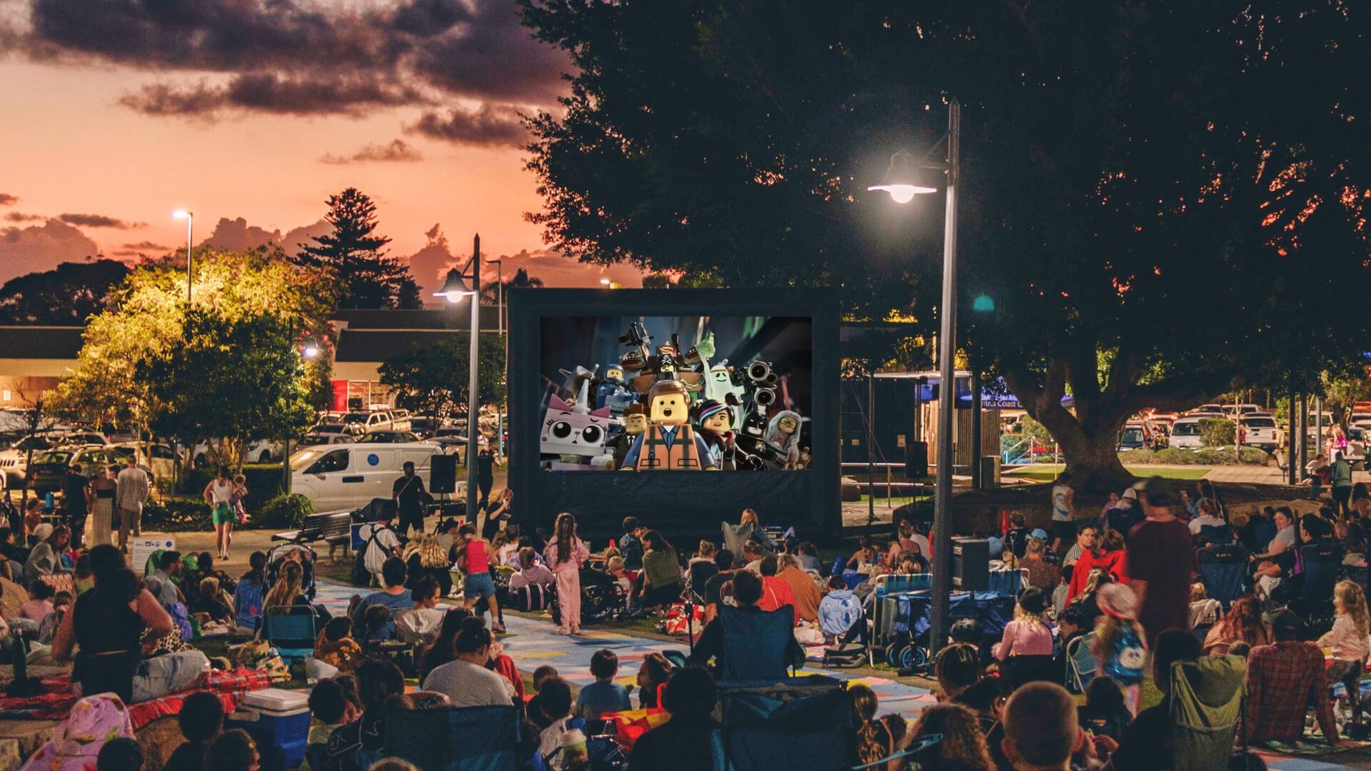 lego movie outdoor cinema